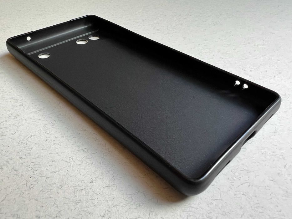 Google Pixel 6A чохол чорний "Carbon" м'який пластик чехол накладка