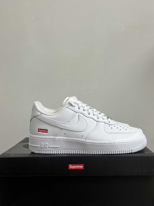 Buty Nike Air Force 1 Low Supreme Białe R.40