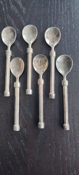 Posrebrzane łyżeczki do deserów 6szt