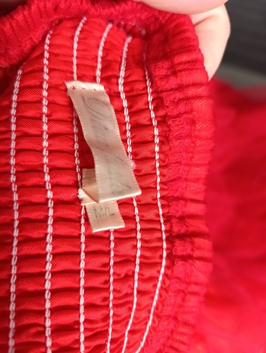 Sukienka czerwona M/L wesele impreza kwiatuszki tiul