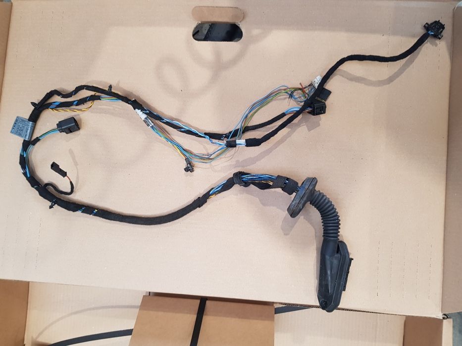 BMW E46 Wiązka Przednich Drzwi Kierowcy Sedan Grzane i El. Lusterka