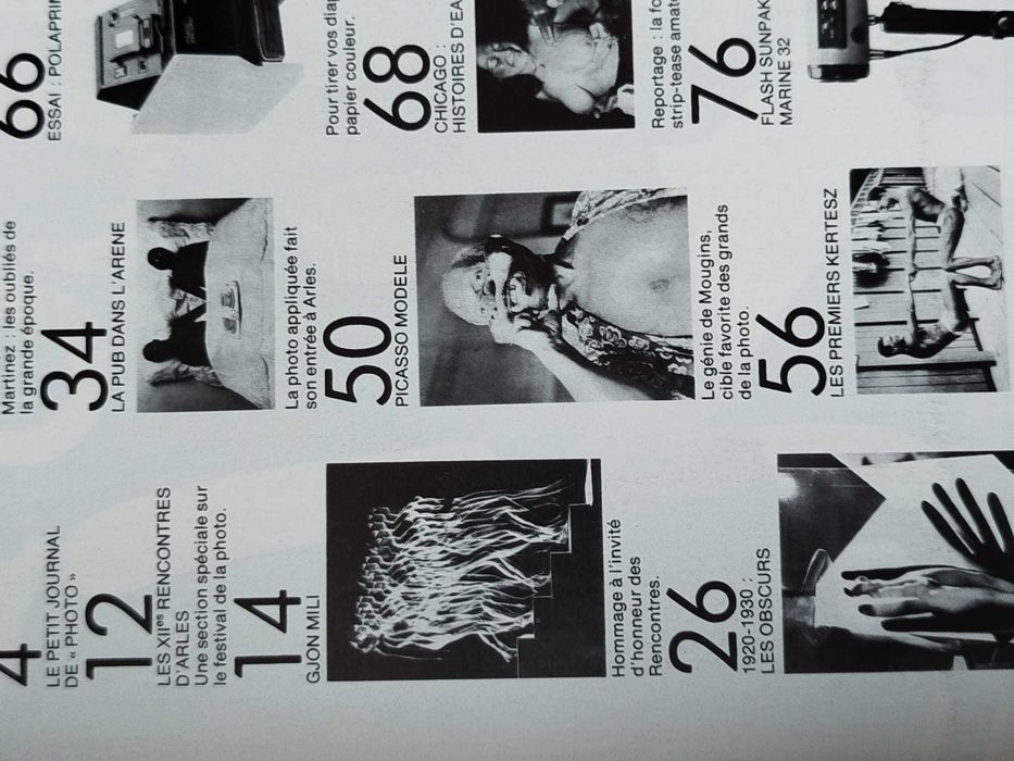 Revista Photo francesa muito rara e antiga 167 Agosto de 1981