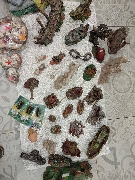 decoração de aquário