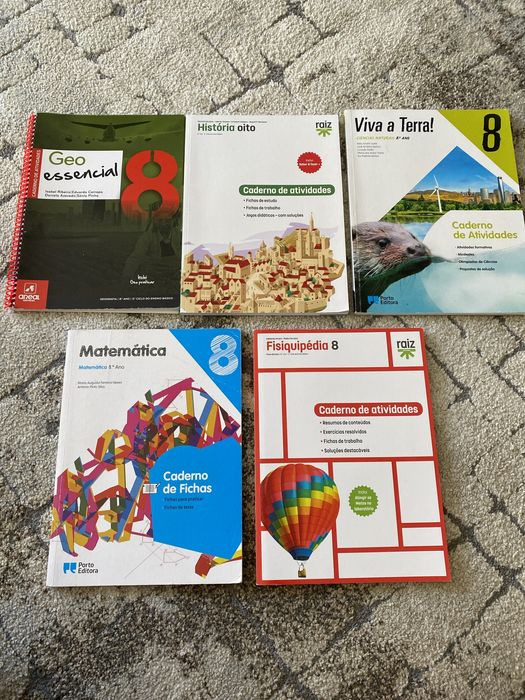 Cadernos de Atividades 8 ano
