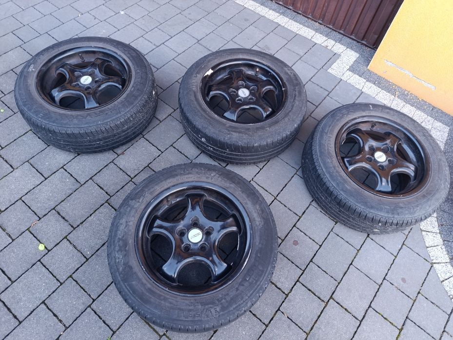 Alufelgi czarne 15" 5x100 używane