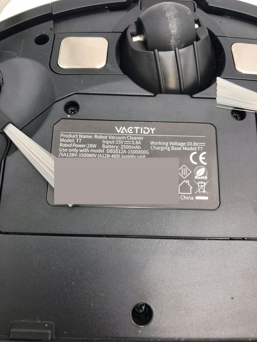 Robot sprzątający Vactidy T7 z mopem 2800Pa Alexa App Siri 120min