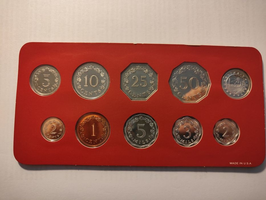 Moedas Proof Malta 1979