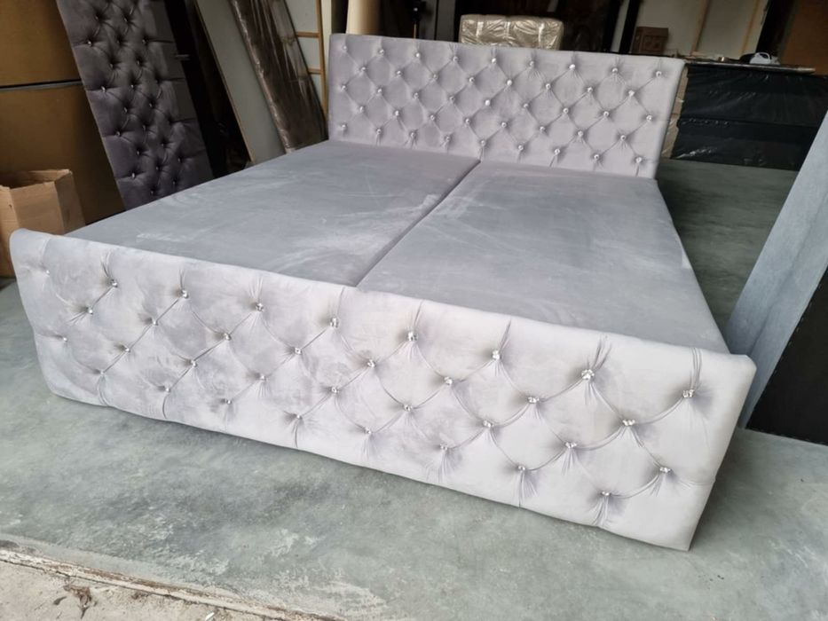 Łóżko kontynentalne 160x200 Glamour szybka realizacja