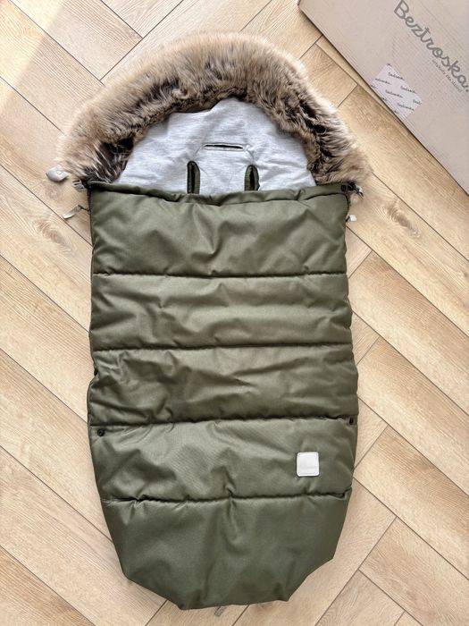Śpiworek do wózka - khaki „BEZTROSKA”