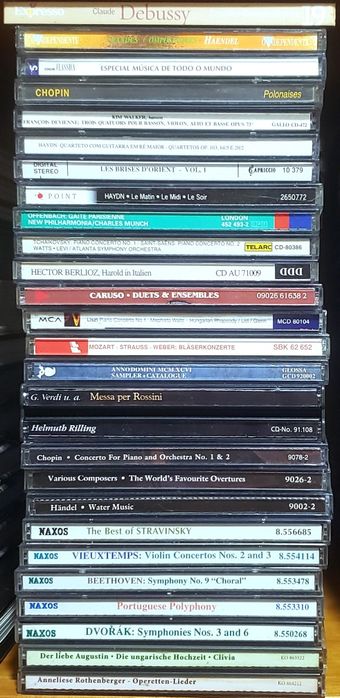 Música tradicional, clássica, jazz/americana