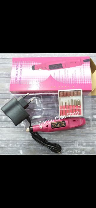 Broca Portátil Pedicure, Manicure e Unhas de gel Nova
