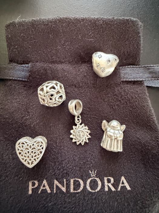 Браслет ланцюжковий PANDORA оригінал Пандора та шарми намистини до нього
