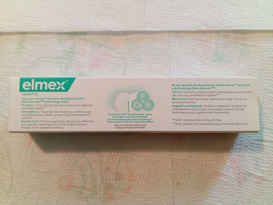 Elmex Sensitive Pasta do Zębów 75ml 3 szt.