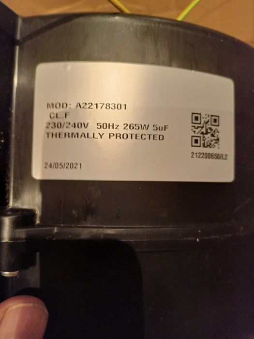 Electrolux turbina wentylator do okapu elektrycznego
