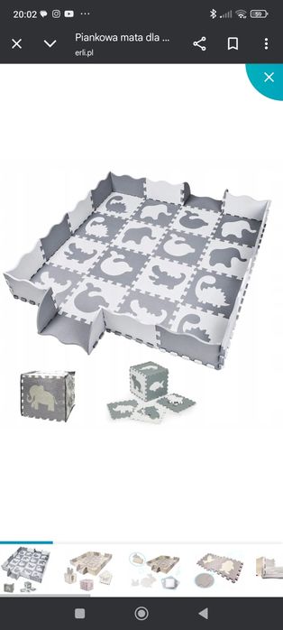 Puzzle piankowe duże i inne rzeczy