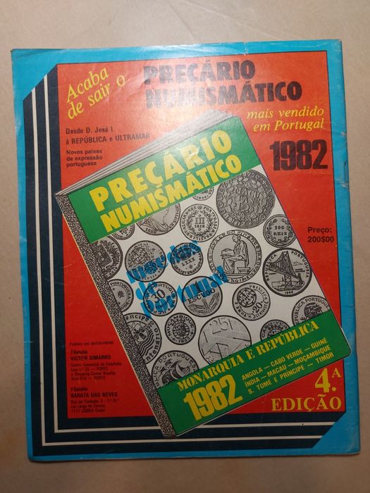 Lote 4 Revistas Vintage Filatelia Numismática