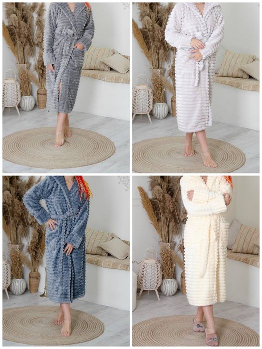 Халат жіночий махровий Шарпей