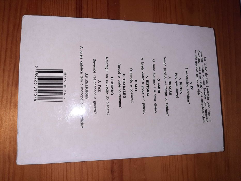 Livro - João Paulo II - As Reflexões Para o Ano 2000