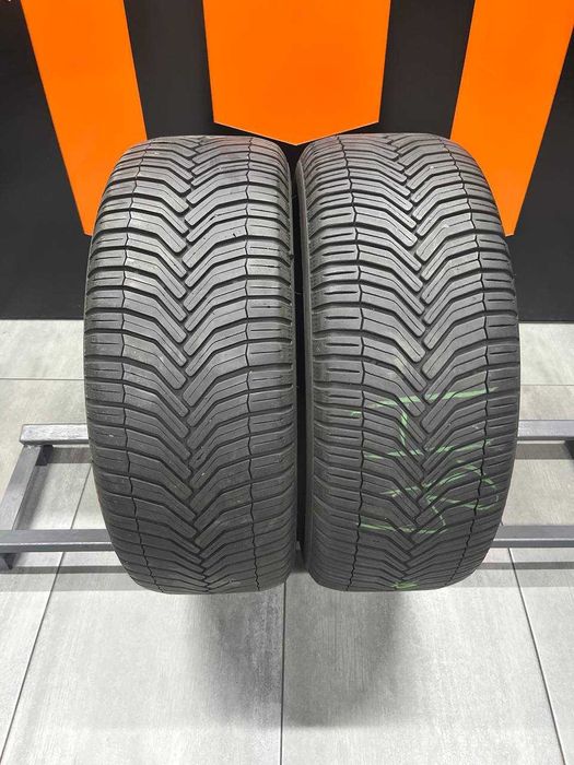 Шини б/у 215/55 R17 Michelin Crossclimate 6.3мм всесезоні