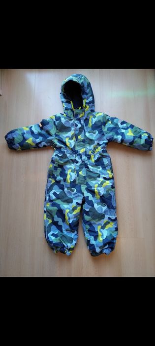 Kombinezon zimowy jak nowy 5.10.15 czapka komin 86/92