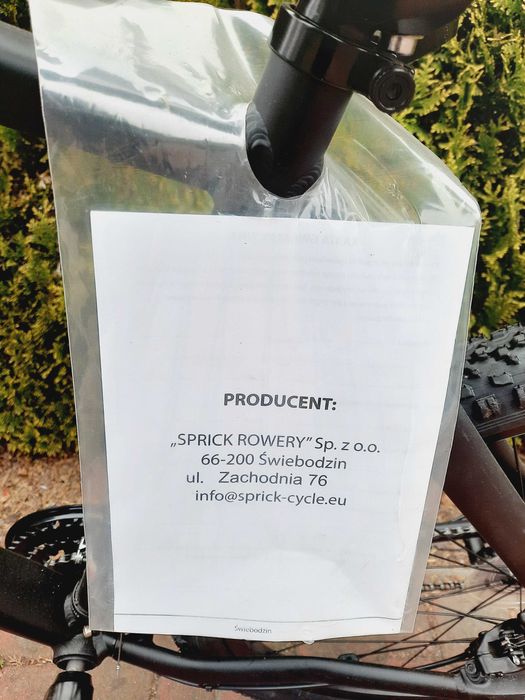Kowadło Huzar ROWER GÓRSKI GÓRAL MTB 29 hydraulika Altus