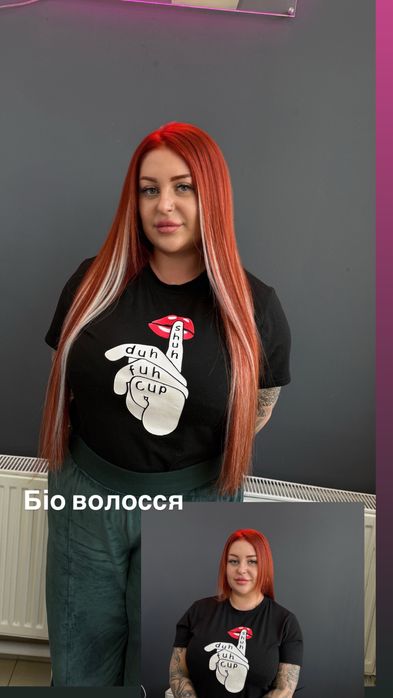 Навчання нарощування волосся, фарбування, лікування
