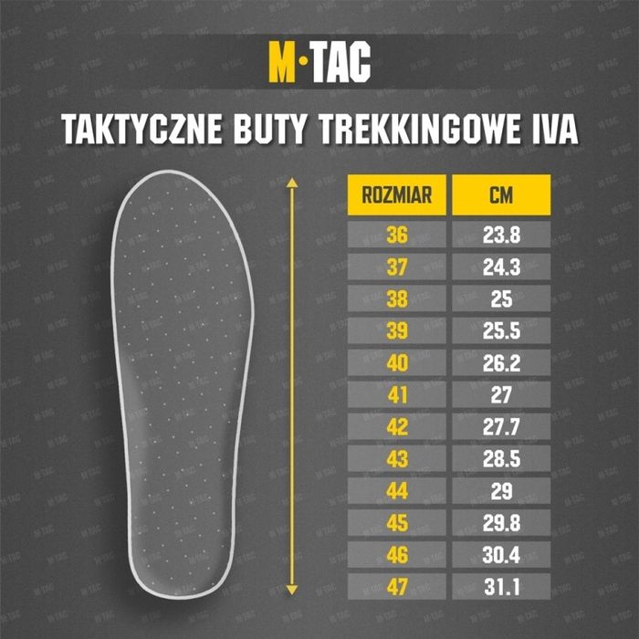 Buty Taktyczne M-TAC Iva letnie czarne 
NowośćPolecamy