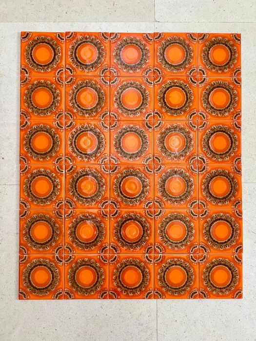 Painel de 30 azulejos Villeroy & Boch