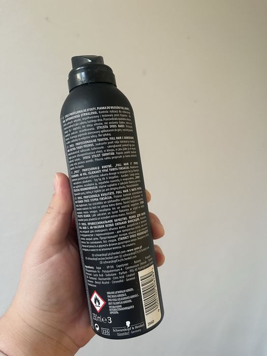 Pianka do włosów Schwarzkopf Syoss Full Hair 5D