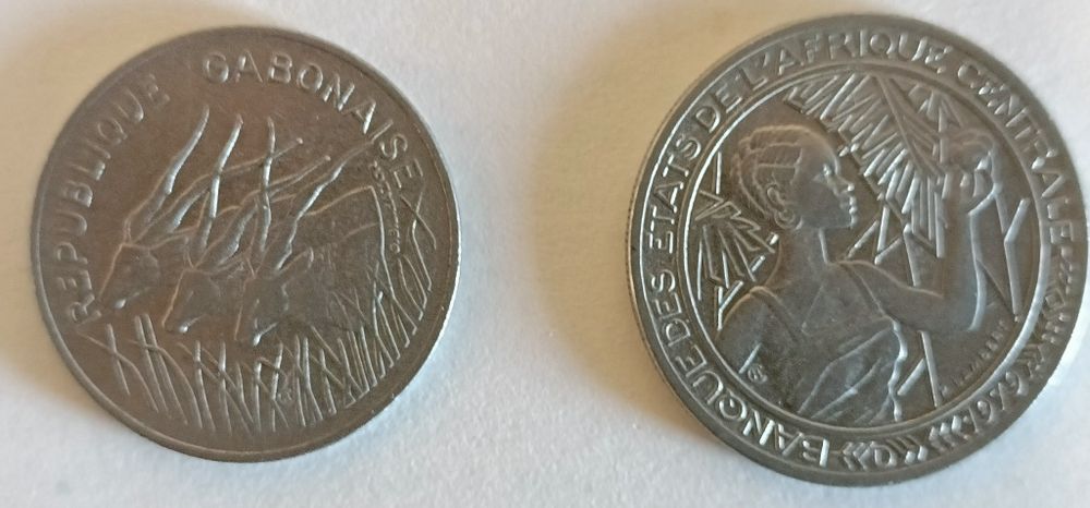 Moedas África - Congo, Zaire, CFA (Franco Central Africano) e Zimbábue