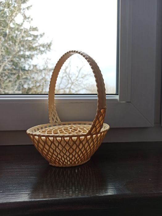 Schlutz West Germany koszyk ikebana vintage koszyczek wielkanocny