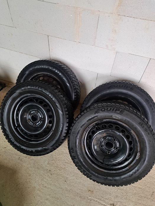 Felgi stalowe 5x112 z oponami zimowymi