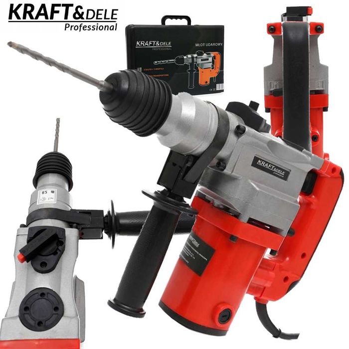 KRAFT&DELE Młot Udarowy Wiertarka Młotowiertarka 1600W KD1691