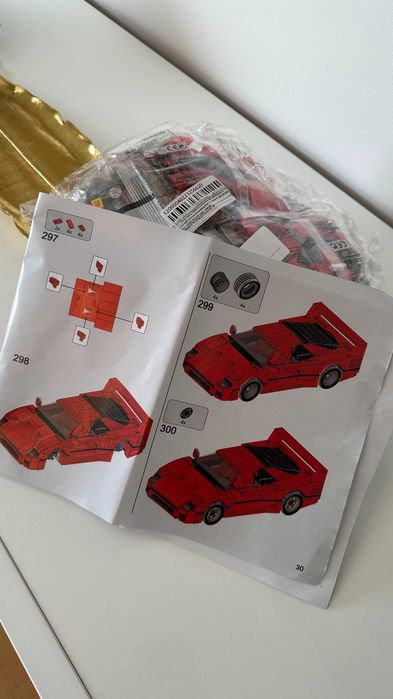 Compatível LEGO Ferrari F40 (Novo)