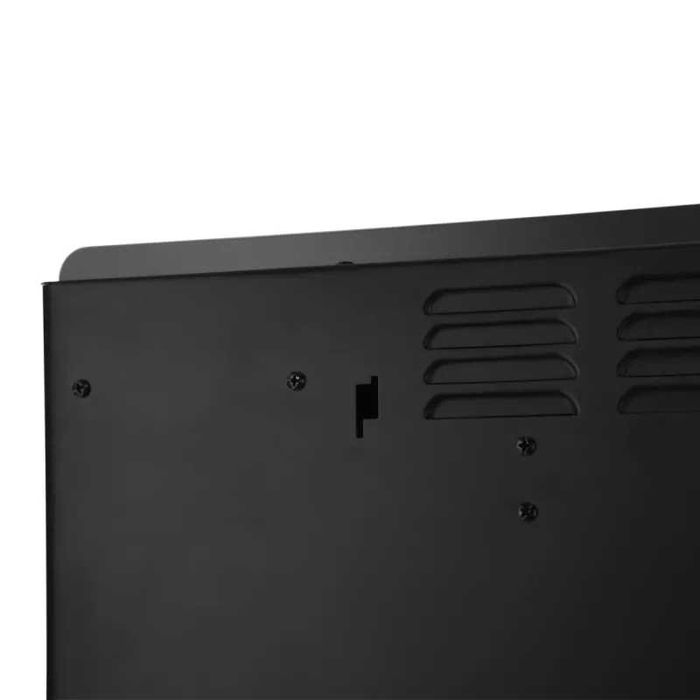 Grzejnik konwektorowy panelowy, szklany Weber 2KW- czarny/biały