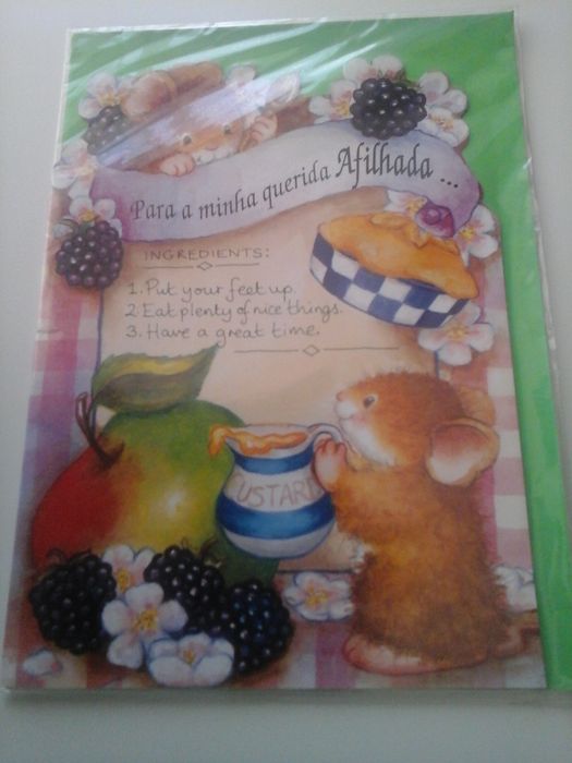 Postal para Afilhada, novo e selado!