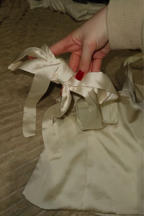 Топ “Zara” молочный