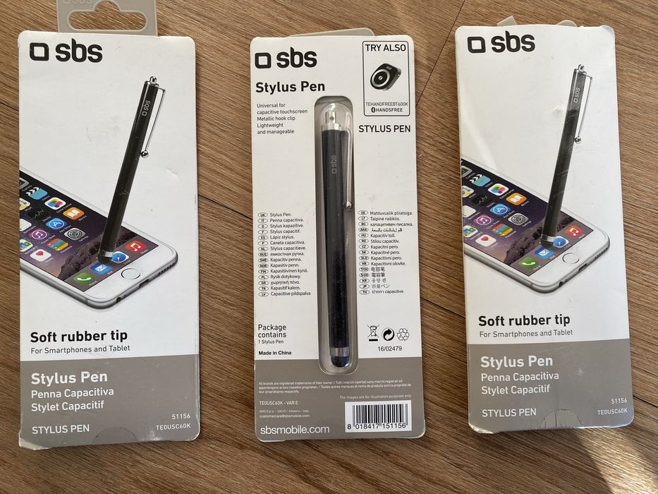 Canetas Sbs para smartphones e Tablet NOVAS