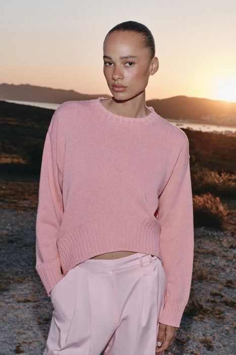 Теплий светр Zara, джемпер, кофта Зара  оверсайз в розмірі М