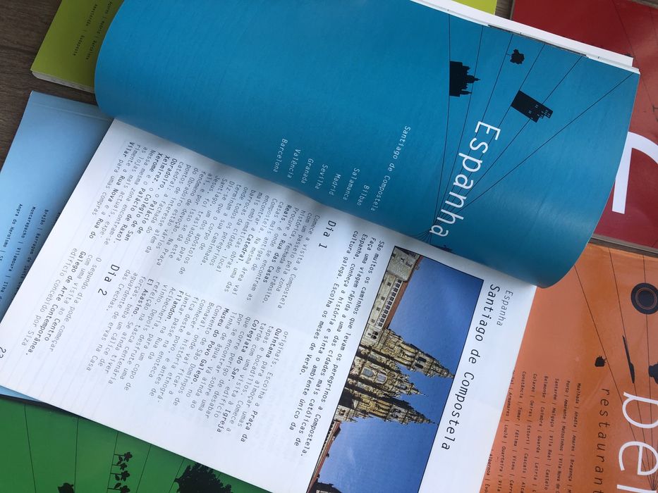 Guias de viagem (conjunto de 8)