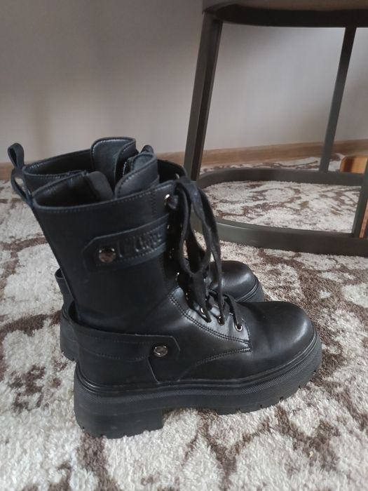 Buty zimowe skurzane Lee Cooper