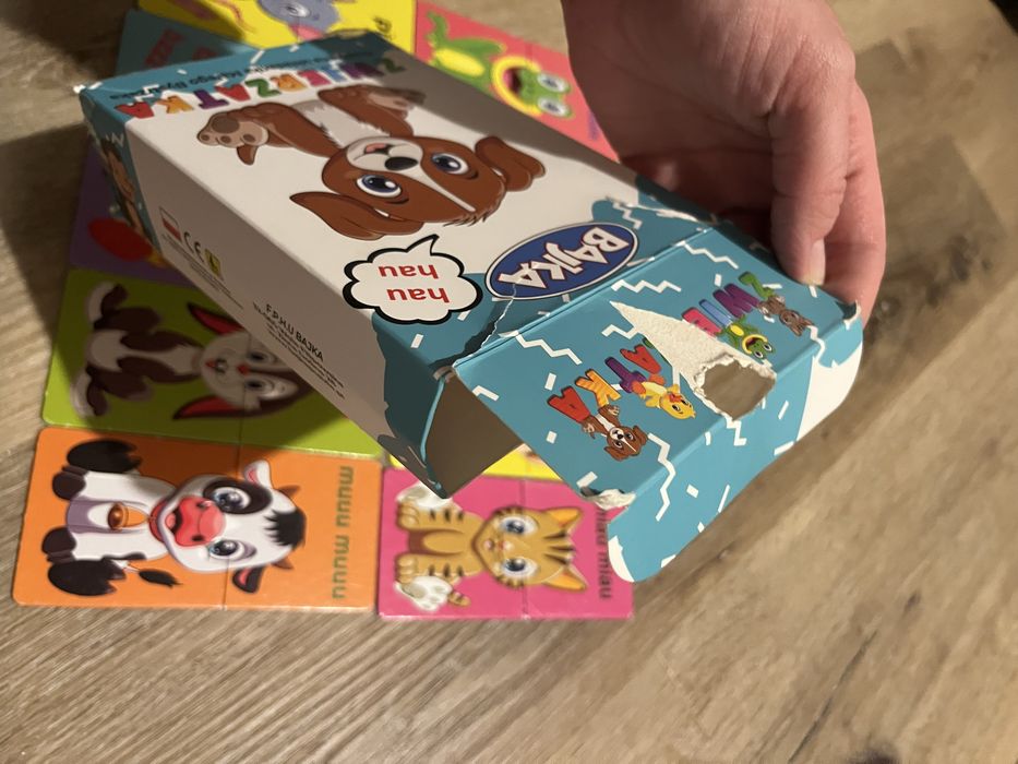 Puzzle czuczu z dziurka i zwierzatka