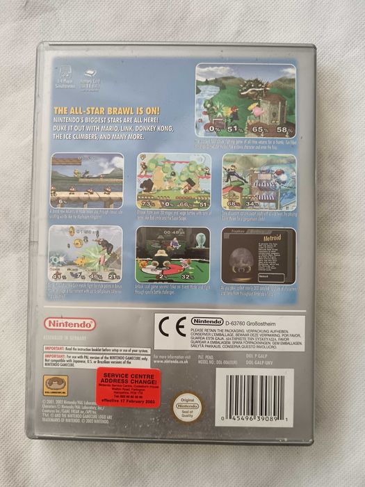 Super Smash Bros Melee | Player's Choice UK [GameCube, 2001] Complete