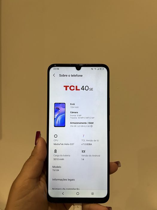 TCL 40 SE 8GB/256GB