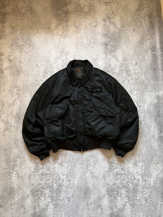 Широкий Бомбер від Alpha Industries CWU-45
