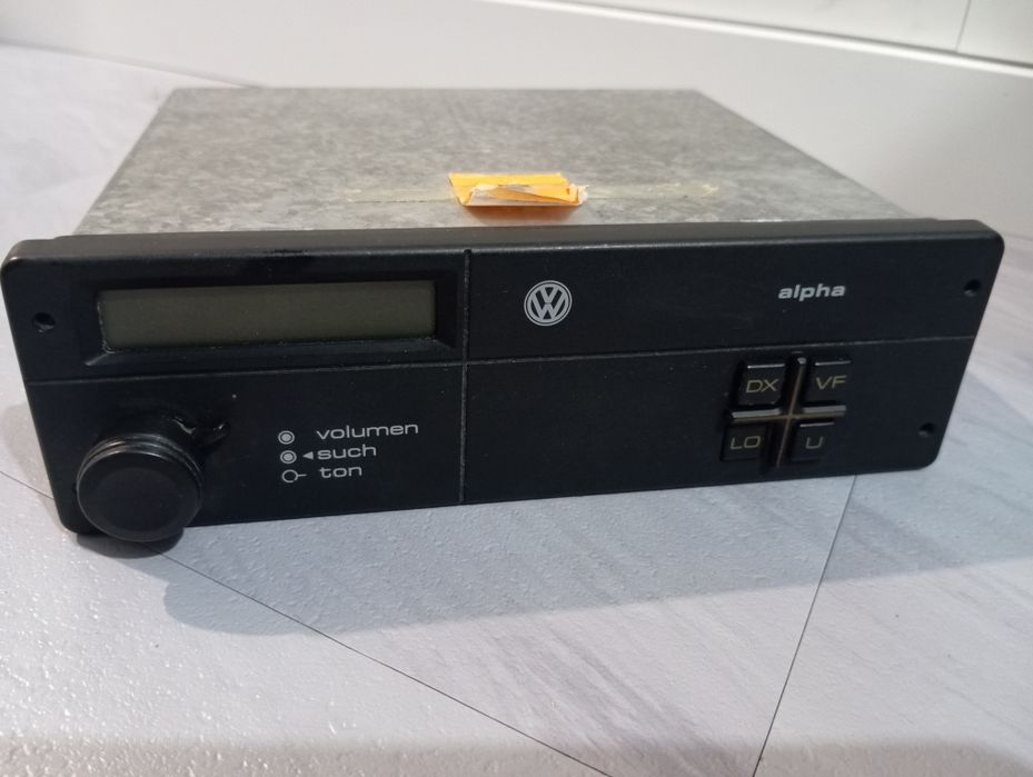 radio vw alpha golf 1 polo 1 retro poszukiwany okaz