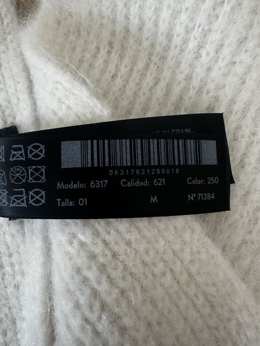 Szalik massimo dutti śmietankowy