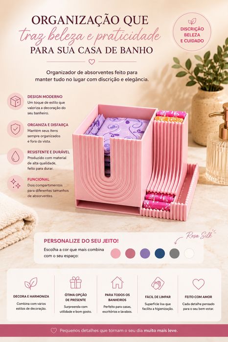 Organizador de absorventes