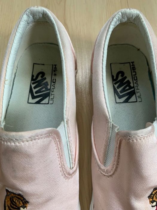 Trampki VANS różowa satyna z tygrysem roz. 39