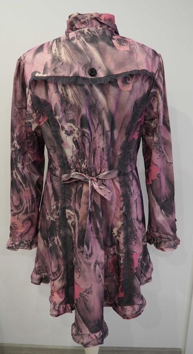 Spicy Vanilla_rose coat_płaszcz ocieplany_rozmiar L
